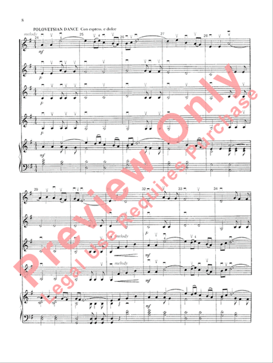 Highland/Etling Violin Quartet Series: Book 3 Small Ensemble scores gallery preview page 9