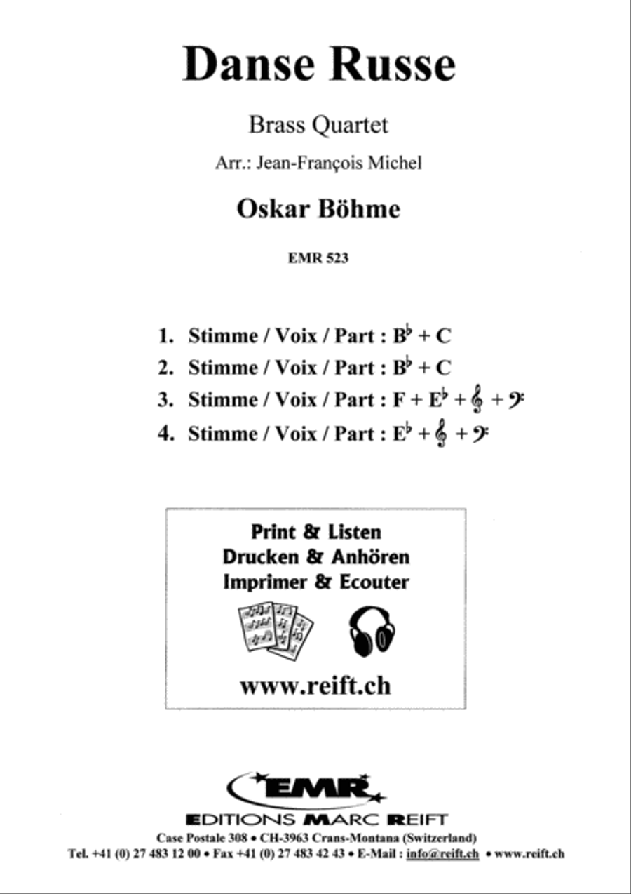 Danse Russe Danse Russe Brass Quartet scores gallery preview page 2