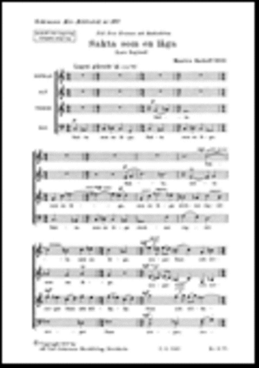 Sakta som en laga 4-Part scores gallery preview page 1