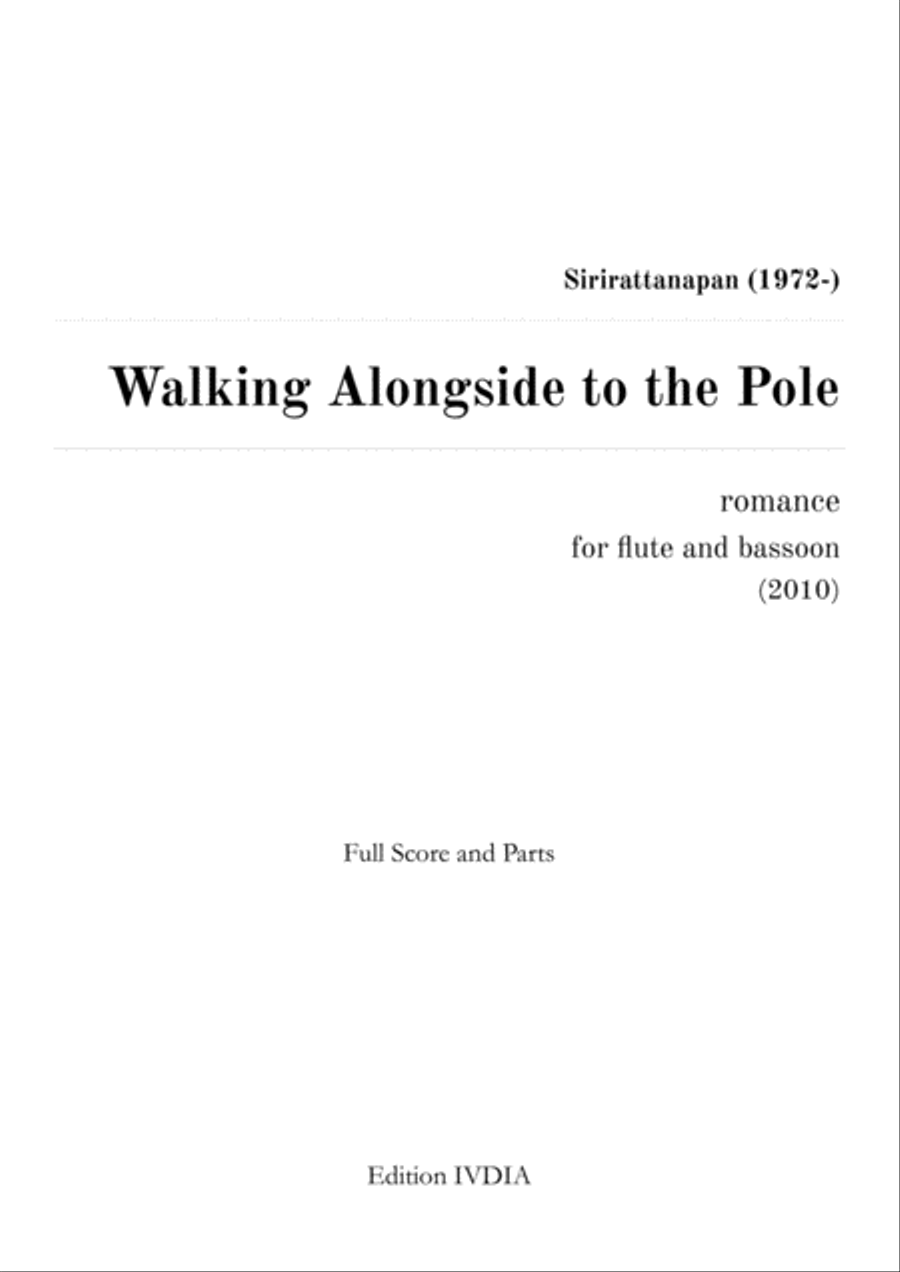 Walking Along Side to the Pole - Romance for Flute and Bassoon Woodwind Duet scores gallery preview page 2