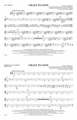 Crazy In Love: 1st B-flat Clarinet