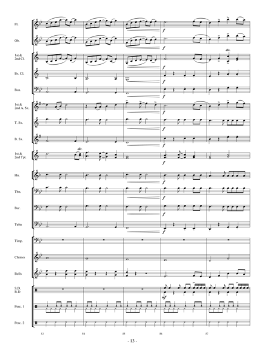Kaleidoscope Concert Band scores gallery preview page 12