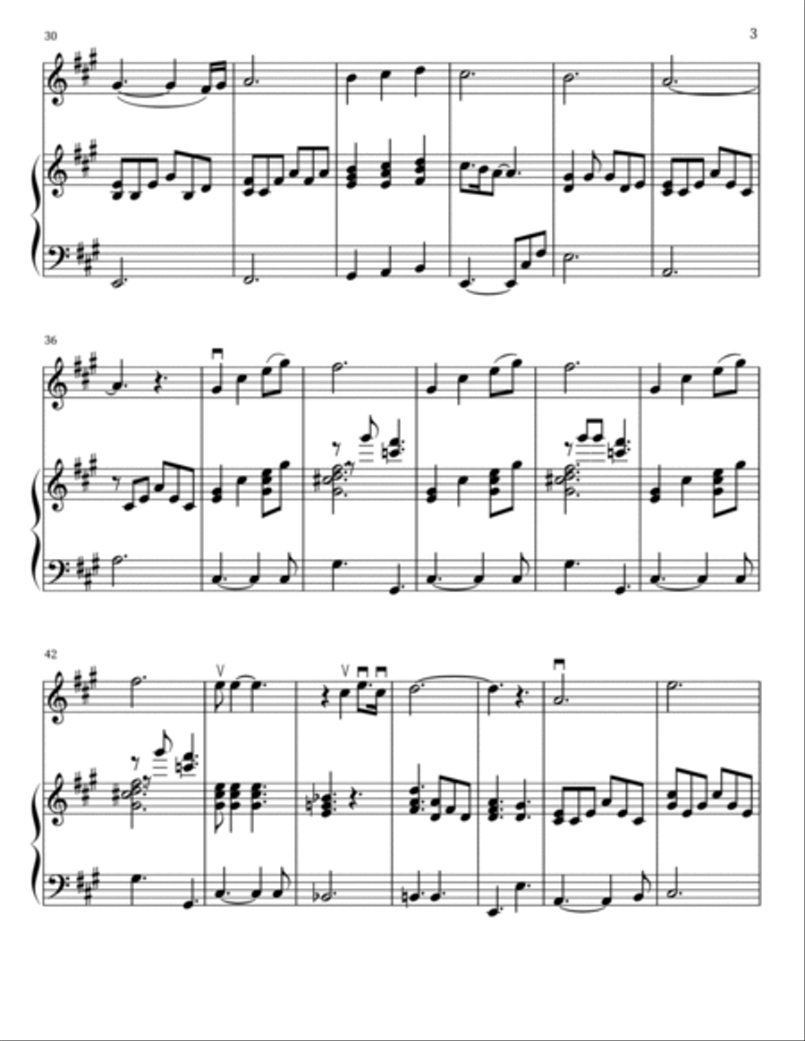 Can't Help Falling In Love Violin Solo scores gallery preview page 3