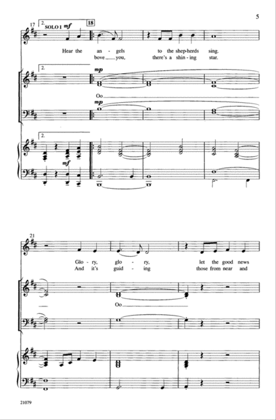 A Gospel Noel A Gospel Noel Choir scores gallery preview page 3