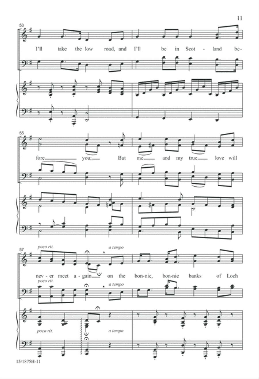 Loch Lomond 4-Part scores gallery preview page 12