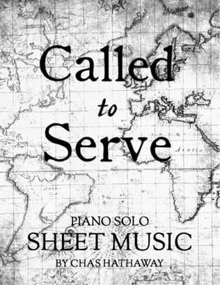 Book cover for Called to Serve, piano solo