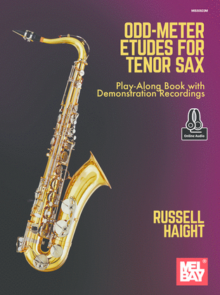 Book cover for Odd-Meter Etudes for Tenor Sax