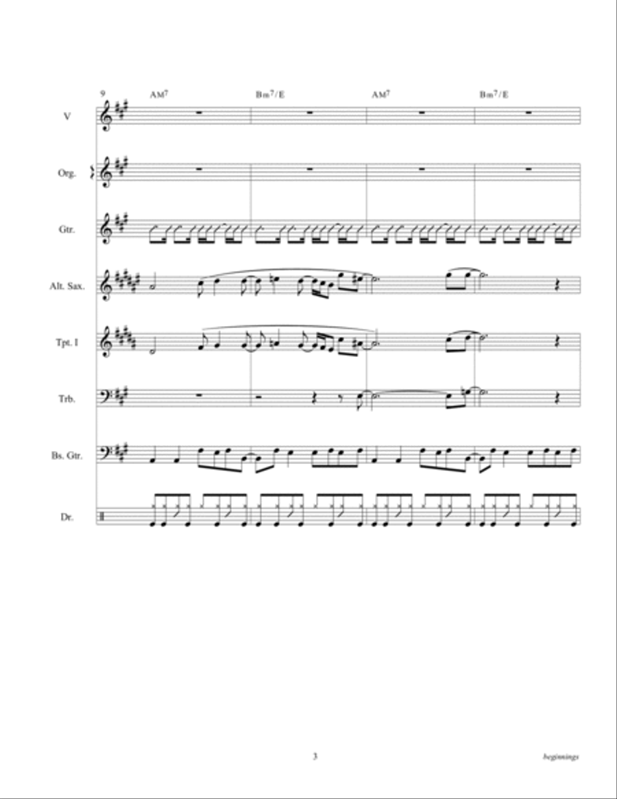 Beginnings Alto Saxophone scores gallery preview page 6