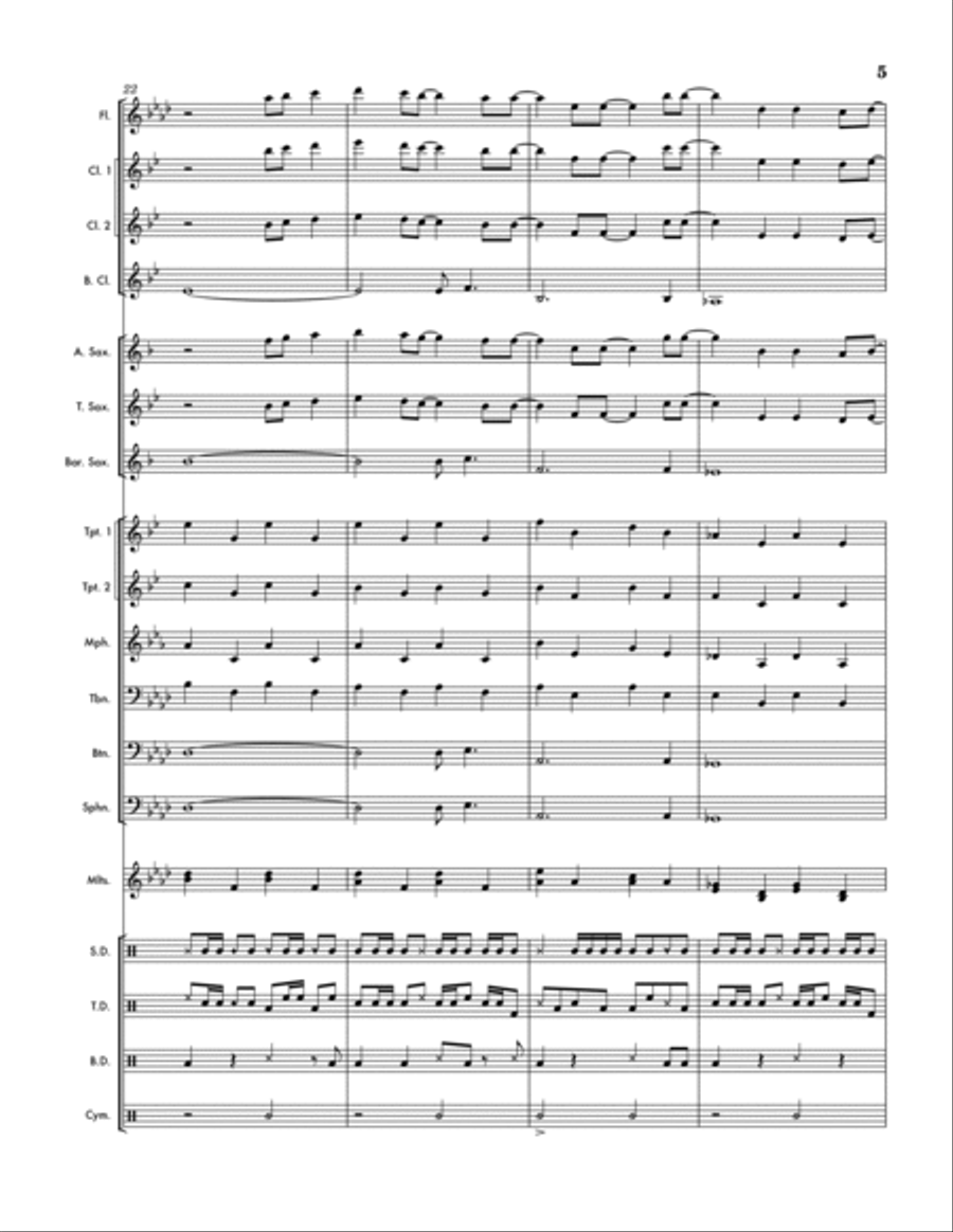 I'm Just Ken Marching Band scores gallery preview page 5