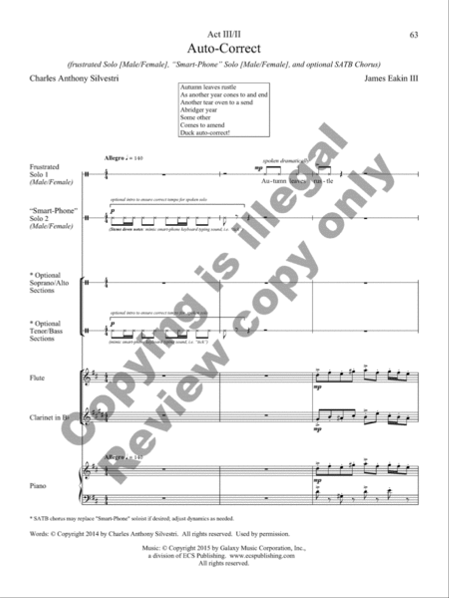#twitterlieder (SATB Full Score) 4-Part scores gallery preview page 26