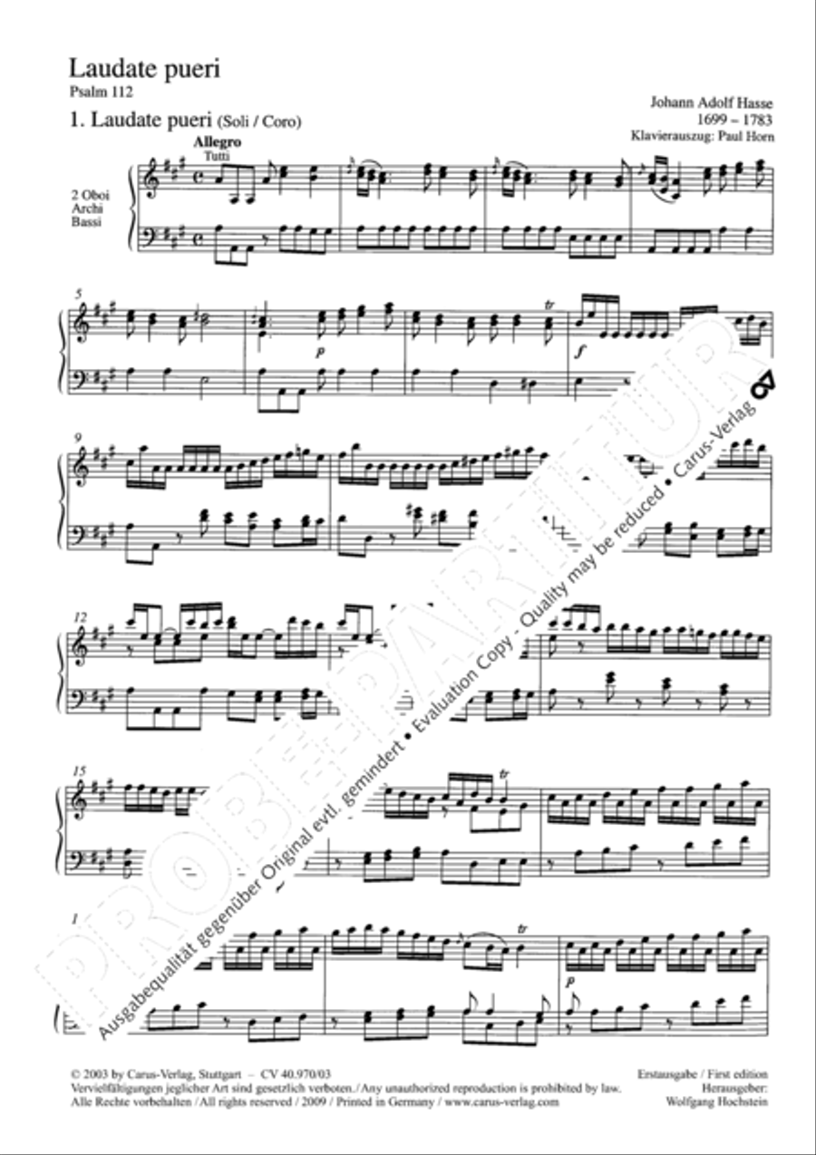 Laudate pueri Laudate pueri SSA scores gallery preview page 3
