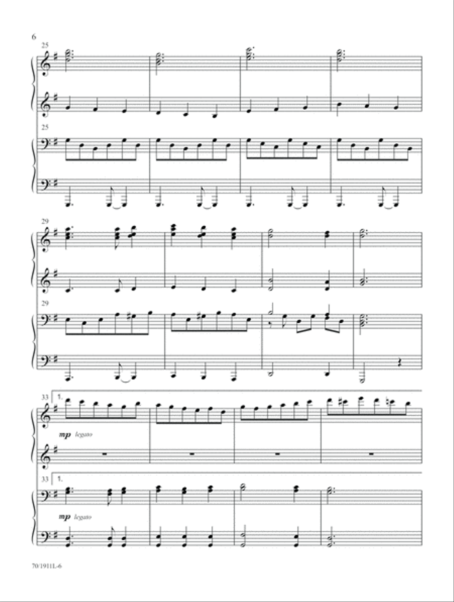 Give Me That Old-Time Religion (Digital Delivery) Piano Duet scores gallery preview page 6