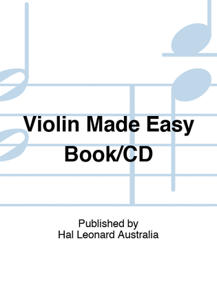 Book cover for Violin Made Easy Book/CD