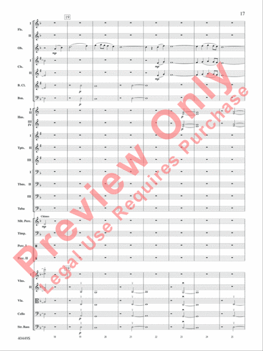 The Hobbit: An Unexpected Journey, Suite from Full Orchestra scores gallery preview page 18
