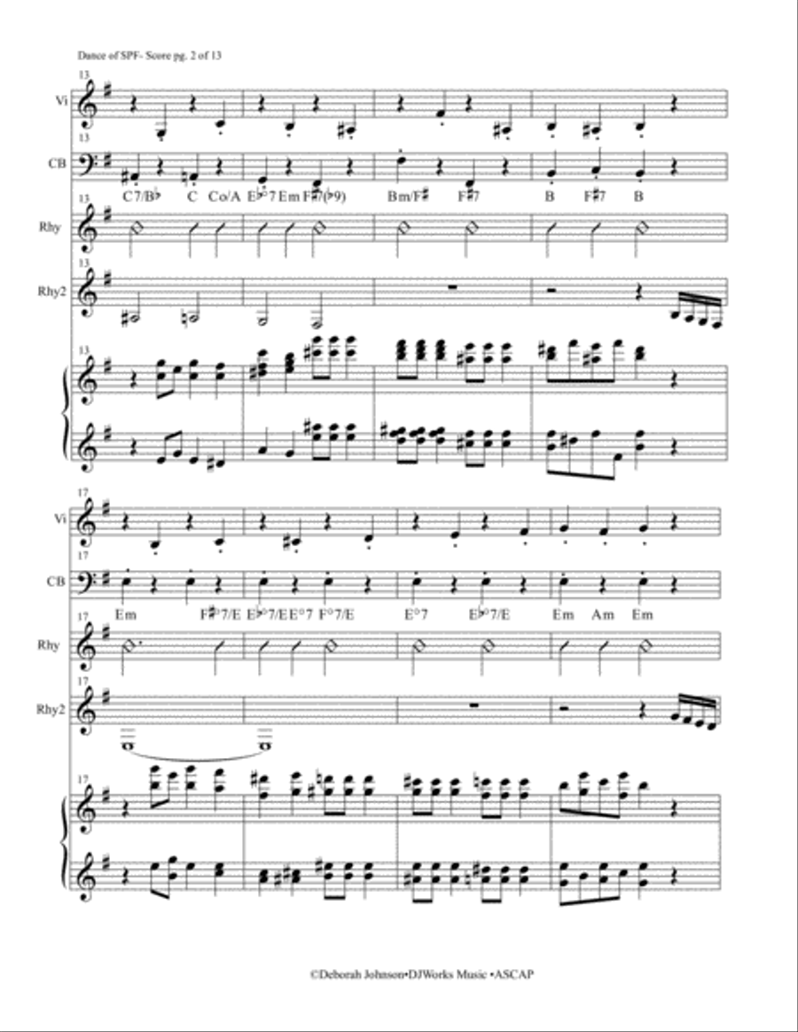 Dance of the Sugar Plum Fairy-Full Score Score scores gallery preview page 3