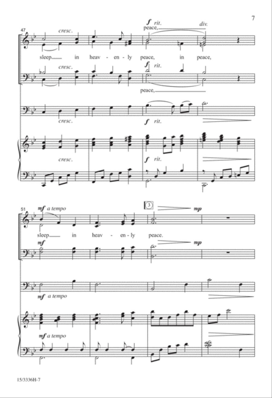 All On a Silent Night All On a Silent Night 4-Part scores gallery preview page 7