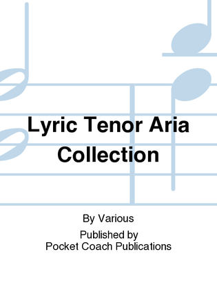Book cover for Lyric Tenor Aria Collection