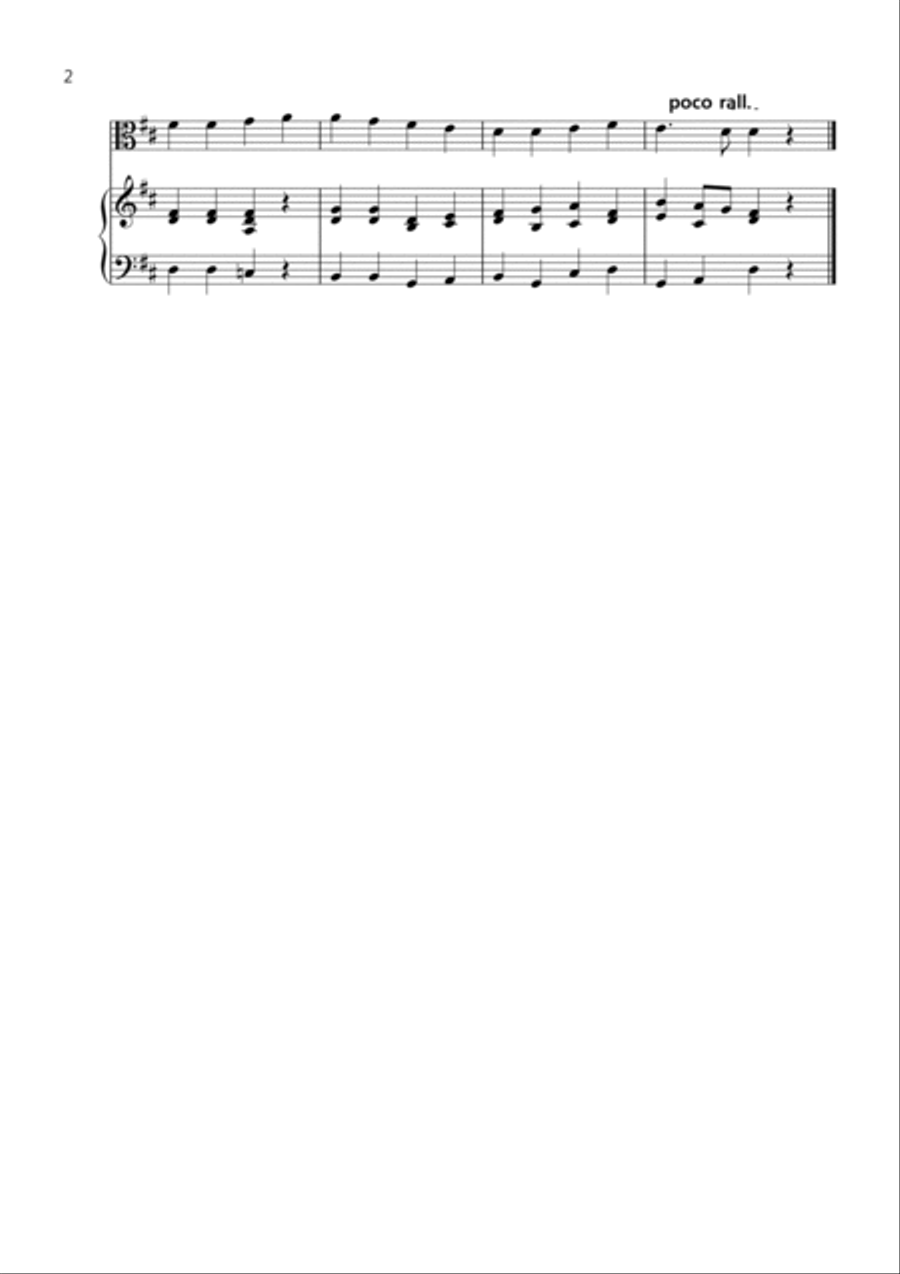 8 Easy Pieces for Viola And Piano Piano scores gallery preview page 2