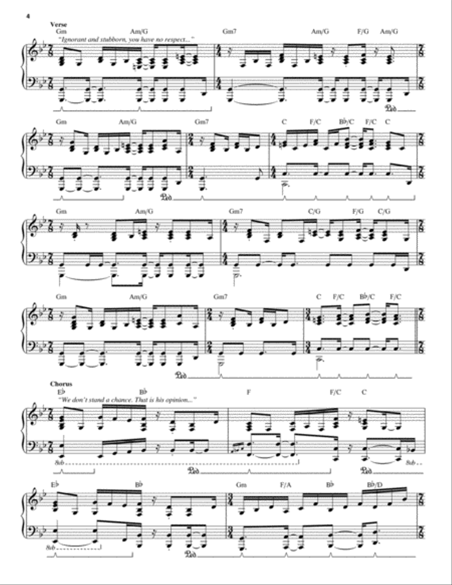 A New Beginning A New Beginning Piano scores gallery preview page 4
