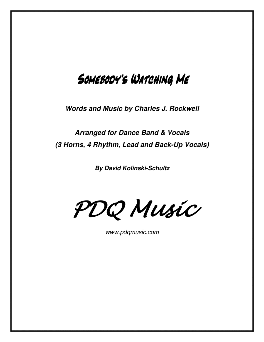 Somebody's Watching Me Tenor Saxophone scores gallery preview page 1