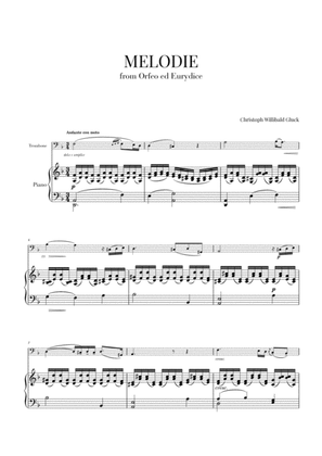 Gluck - Melodie (for Trombone and Piano)