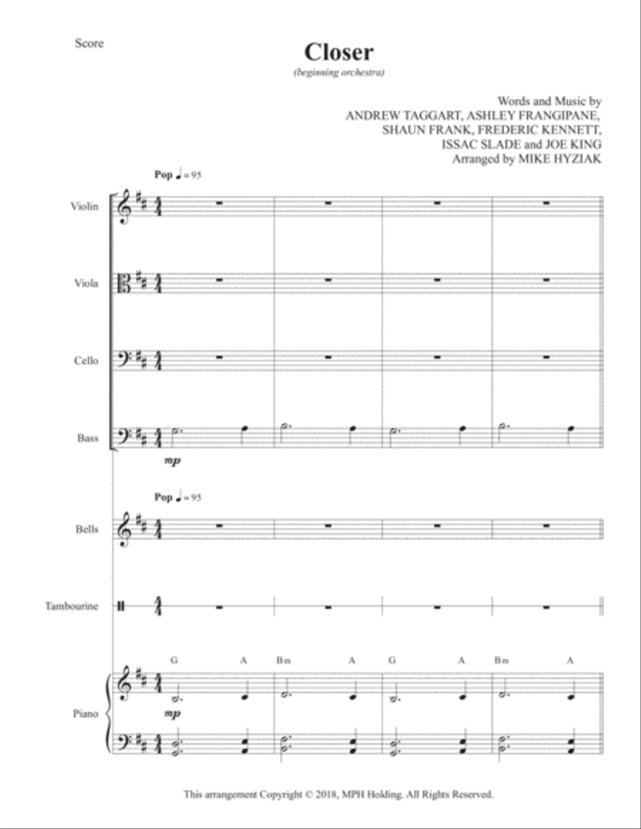 Closer Cello scores gallery preview page 1