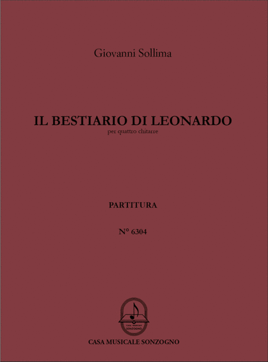 Il bestiario di Leonardo Guitar Ensemble scores gallery preview page 1