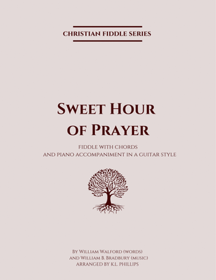 Sweet Hour of Prayer - Fiddle Solo with Piano Accompaniment in a Guitar Style