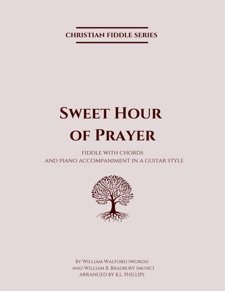 Sweet Hour of Prayer - Fiddle Solo with Piano Accompaniment in a Guitar Style image number null