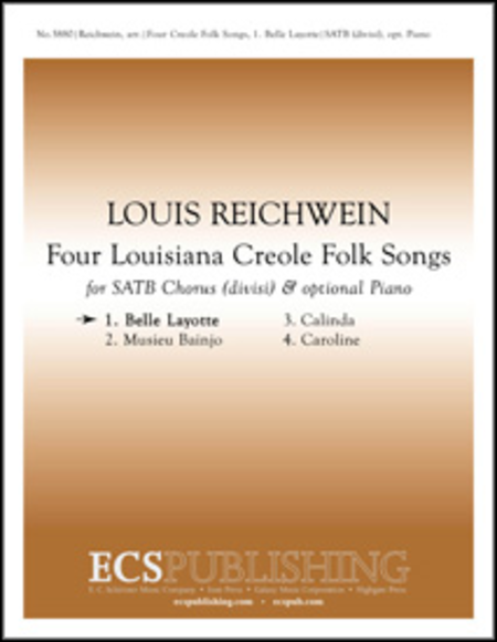 Four Louisiana Creole Folk Songs: 1. Belle Layotte image number null