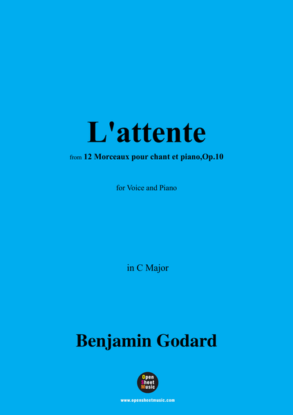 B. Godard-L'attente,in C Major,Op.10 No.4