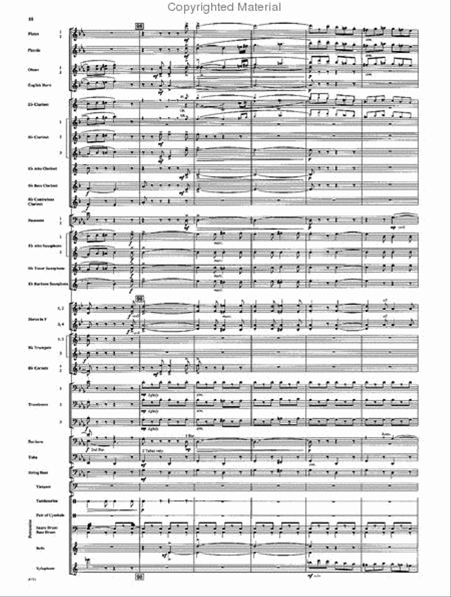 Funiculi, Funicula Concert Band scores gallery preview page 17