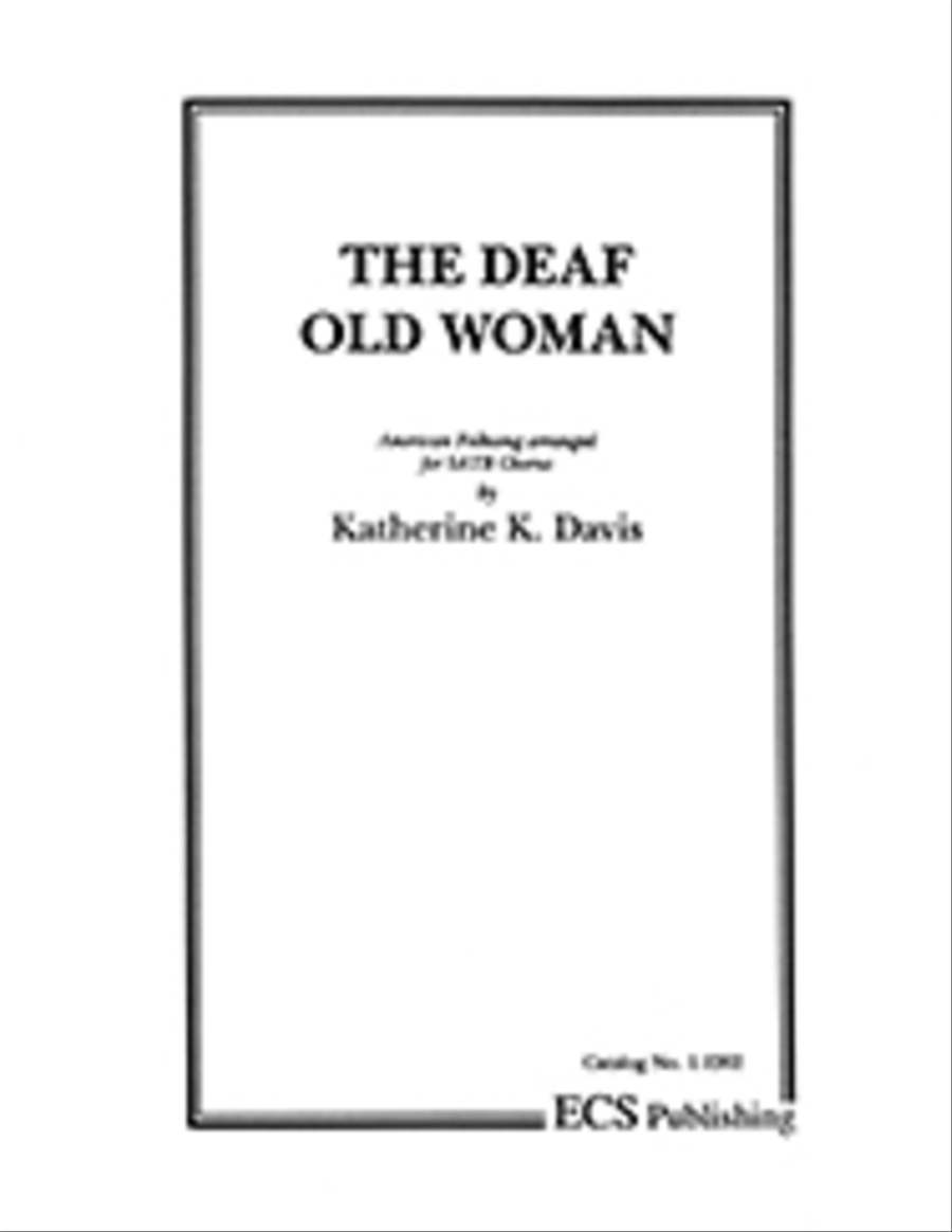 The Deaf Old Woman 4-Part scores gallery preview page 1