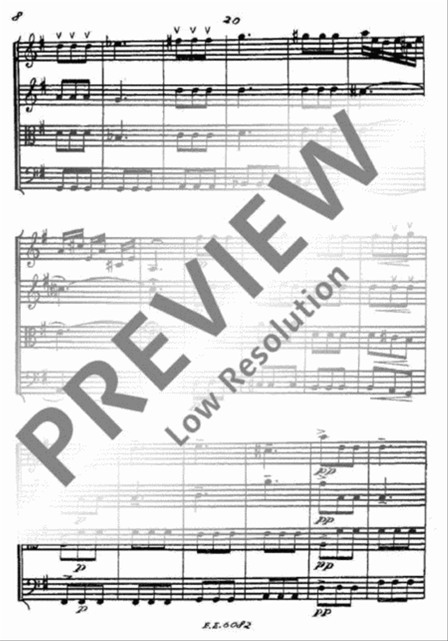 Sinfonia G major Orchestra scores gallery preview page 11