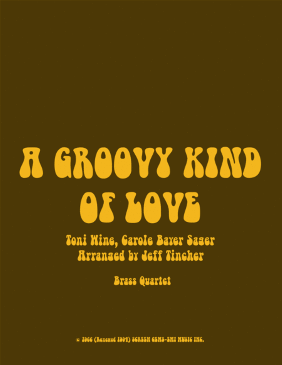 A Groovy Kind Of Love Brass Ensemble scores gallery preview page 1