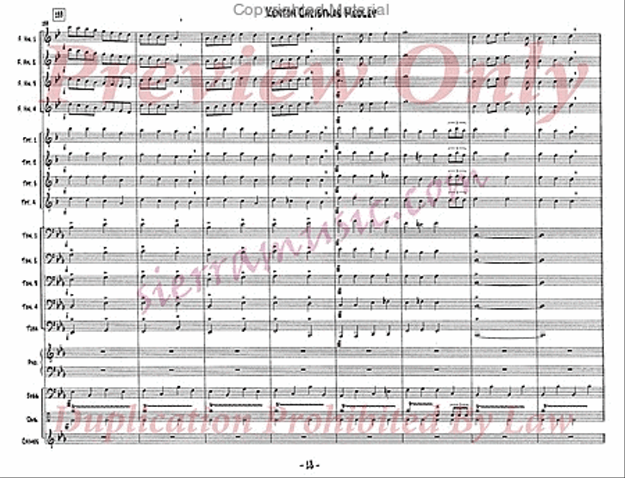Christmas Medley Christmas Medley Jazz Ensemble scores gallery preview page 19