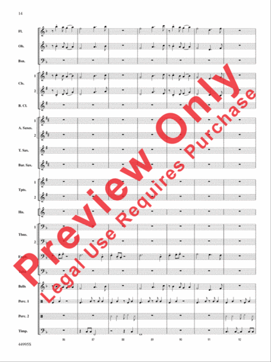Djembe Laya Concert Band scores gallery preview page 31