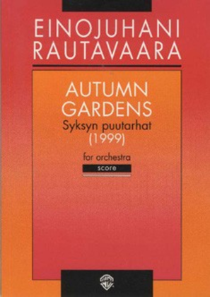 Book cover for Autumn Gardens / Syksyn Puutarhat