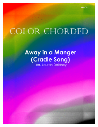 Color Chorded Away in a Manger (Cradle Song)