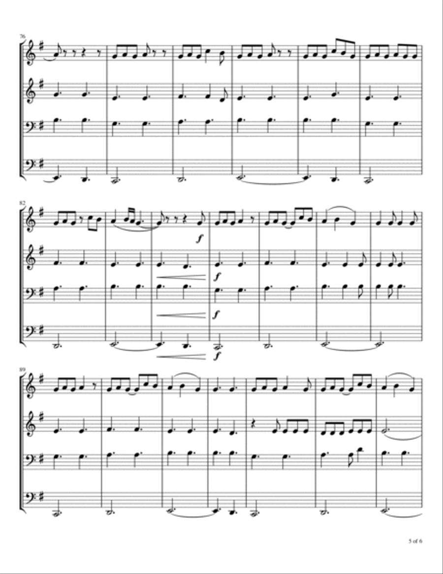 Chemtrails Over The Country Club Brass Ensemble scores gallery preview page 6