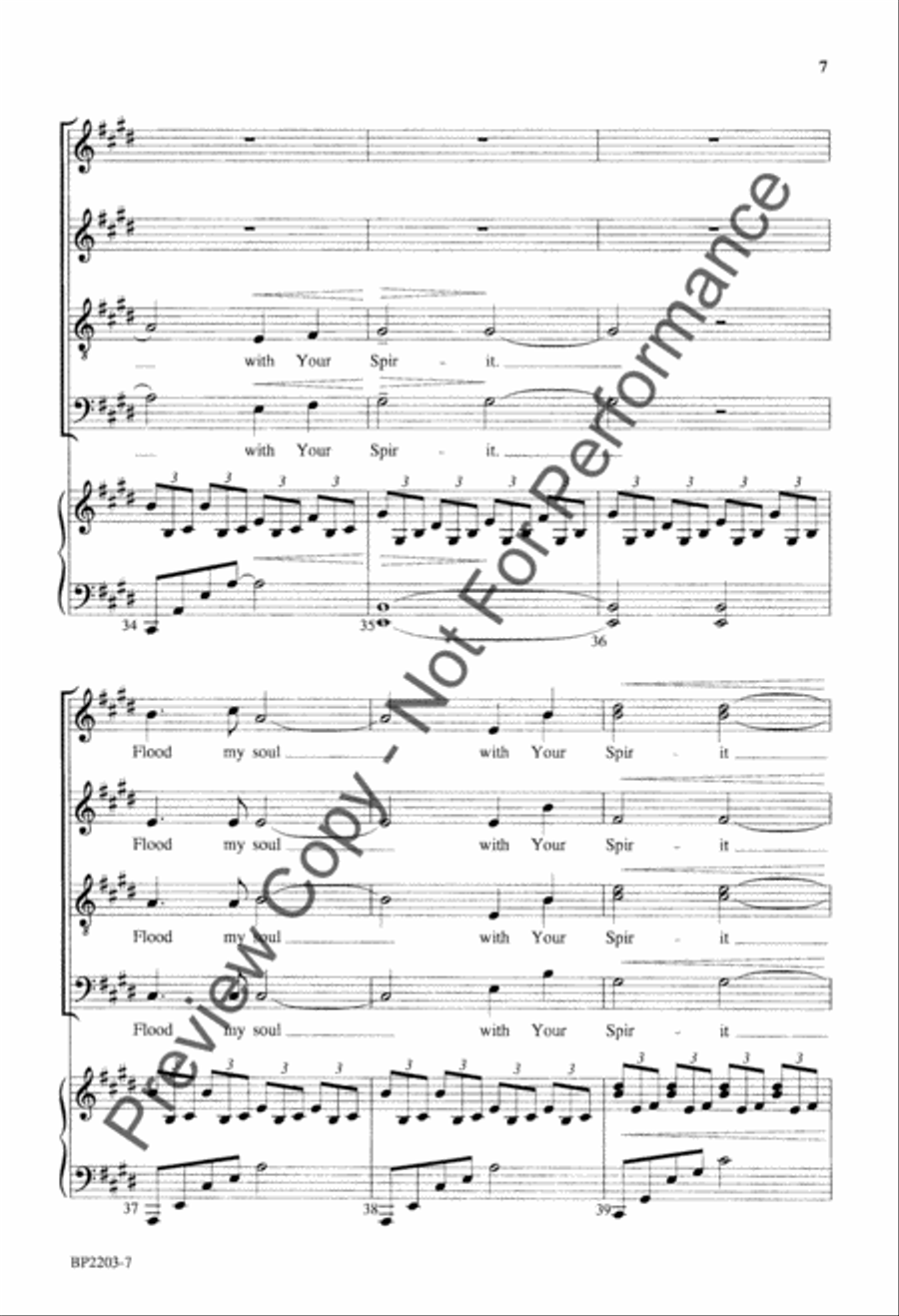 Prayer of Mother Teresa Prayer of Mother Teresa 4-Part scores gallery preview page 8