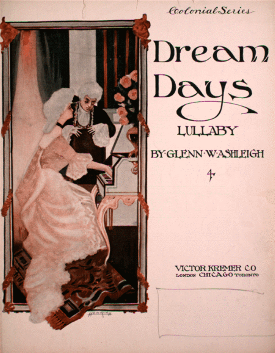 Dream Days. Lullabye Piano Solo scores gallery preview page 1