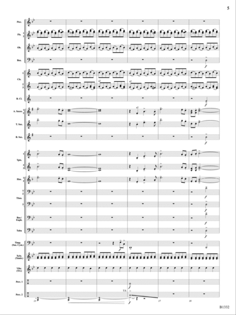 Thunderscape: Score Concert Band scores gallery preview page 5