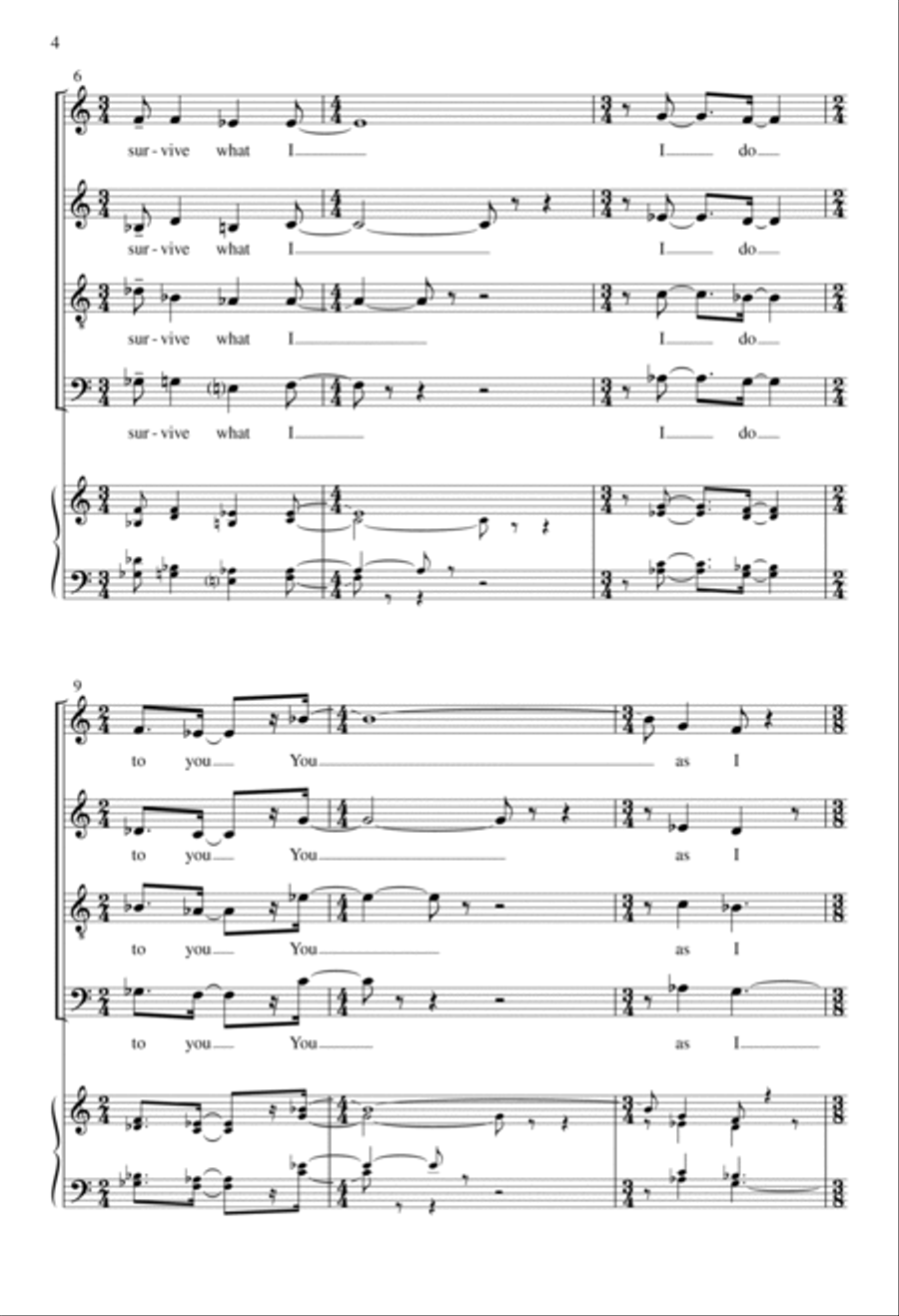What It Might Say 4-Part scores gallery preview page 4