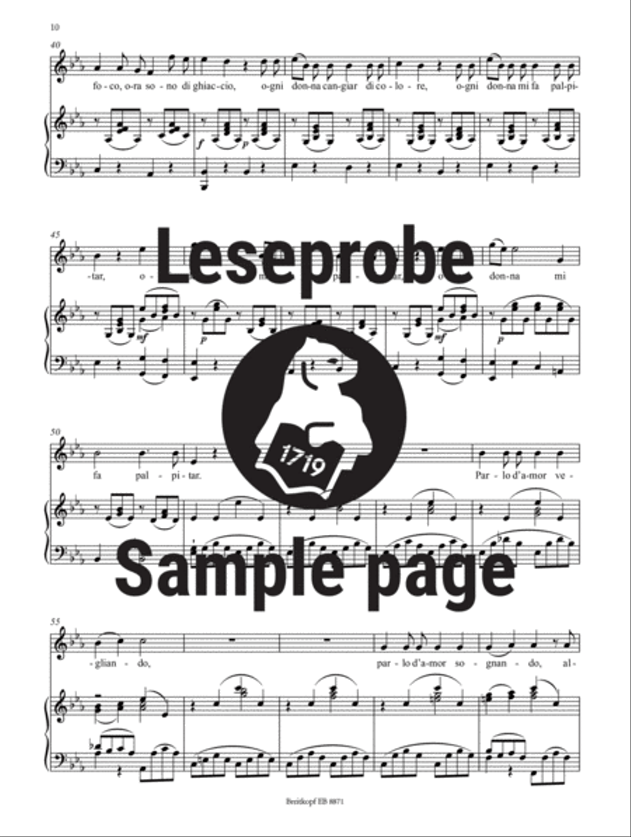OperAria Mezzo-soprano Volume 1: lyrisch Piano, Vocal scores gallery preview page 4