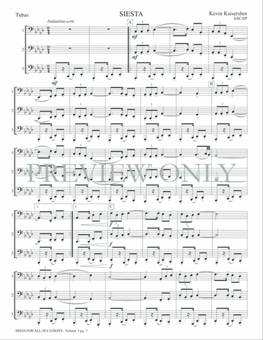 Trios for All Occasions Small Ensemble scores gallery preview page 9