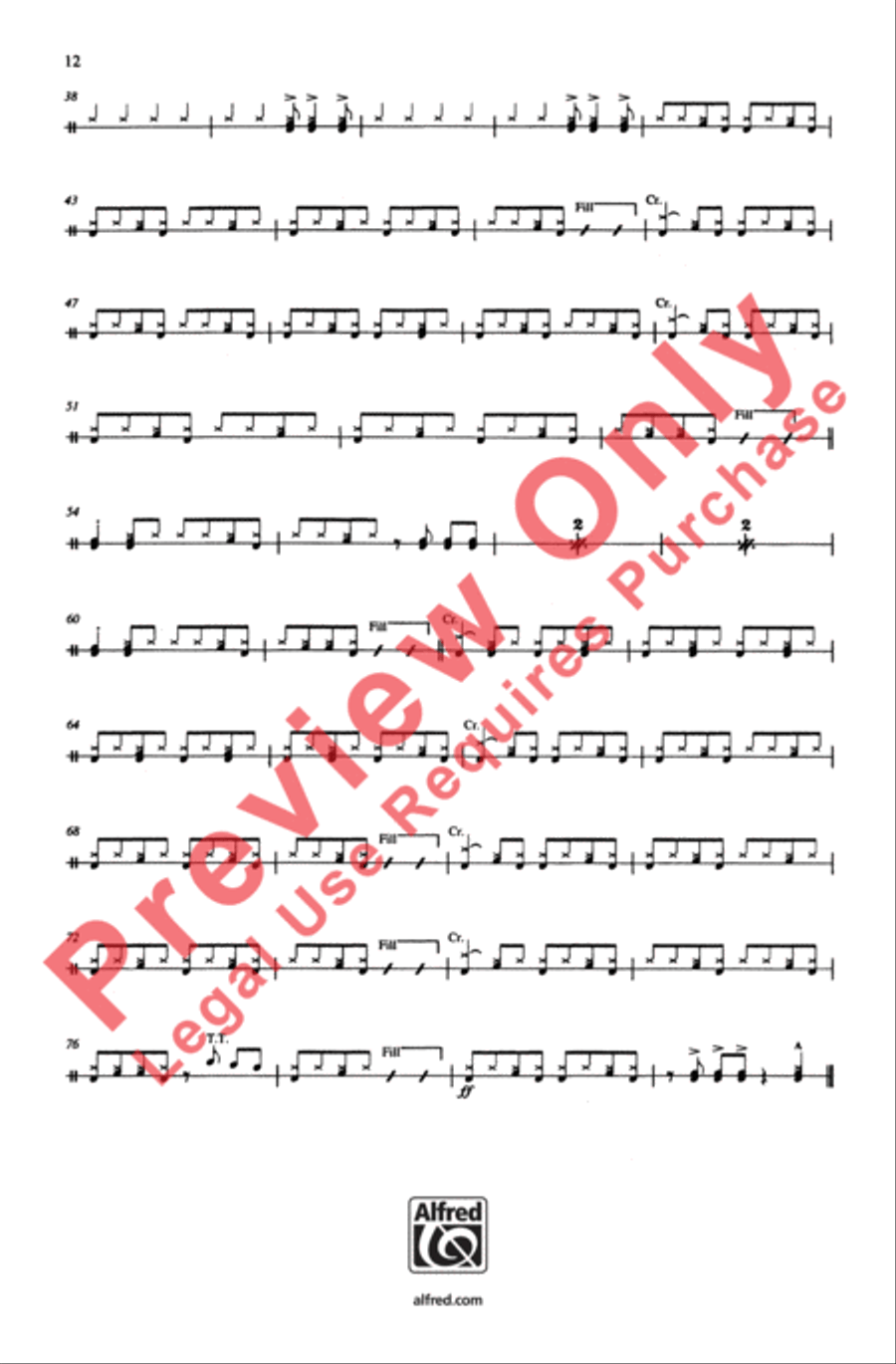 Joy to the World (Jeremiah Was a Bullfrog) Unison Choir scores gallery preview page 12