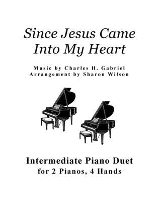 Book cover for Since Jesus Came into My Heart (2 Pianos, 4 Hands Duet)