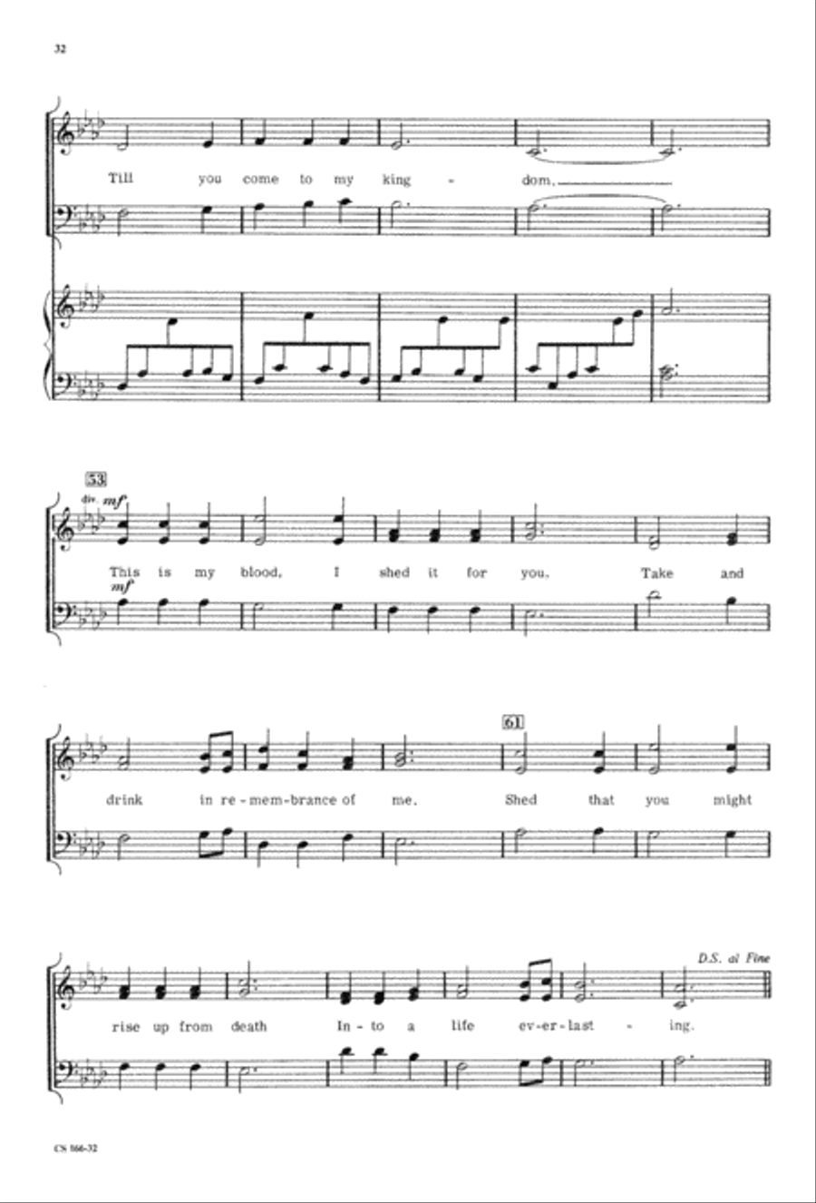 Sacred Anthem Book 3-Part scores gallery preview page 34