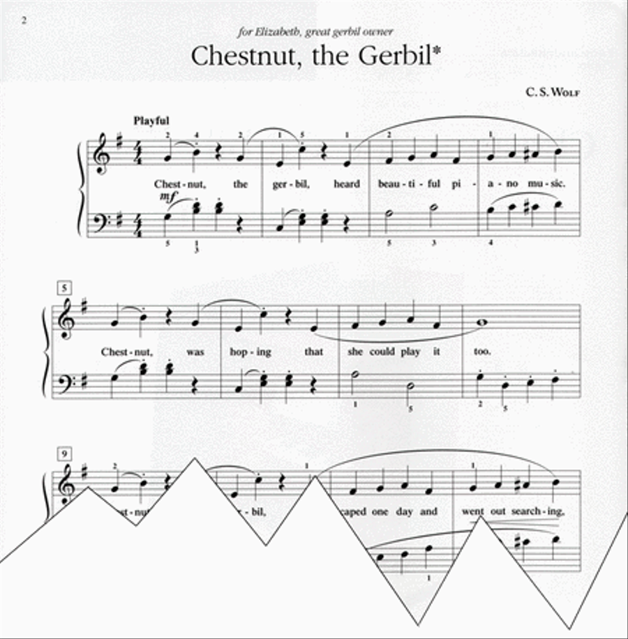 Chestnut, the Gerbil Piano Solo scores gallery preview page 3